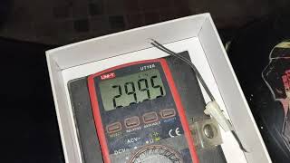 RPM Setting Using Frequency counting Multimeter [upl. by Noonberg]