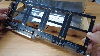 PU41 Quad U2 SSD to PCIe 40 X16 Adapter Without PCIe Bifurcation Function [upl. by Anialahs]