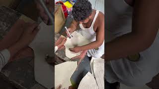 How to make ladies chappel in factory handmade skill unitedstate shortfeed shortvideos [upl. by Yenahs]