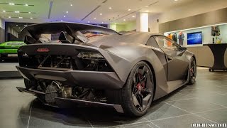 Lamborghini Sesto Elemento in Qatar Startup amp Details [upl. by Bartlet]