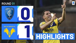 EmpoliVerona 01  Bonazzoli secures away win for Verona Goals and Highlights  Serie A 202324 [upl. by Allevon]