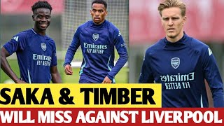 🔴NOBODY EXPECTED THIS MIKEL ARTETA DROPS THE LATEST UPDATES SAKA ampTIMBER WILL MISS AGAINST LIVERPOOL [upl. by Eatnahc]