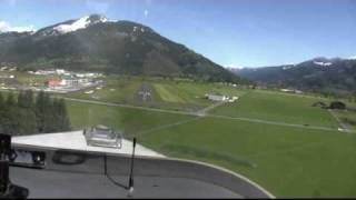 Landeanflug mit Problemen in Zell am See [upl. by Ivens]