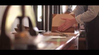 Hand Crafting a Leather Book [upl. by Whitford]