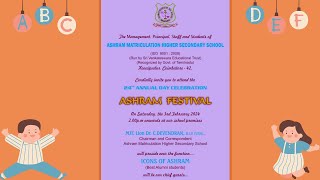 Ashram Festival  24th Annual Day Celebration  Livestream [upl. by Muiram]