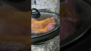 Easy Carnitas Crockpot Boneless Pork Loin shredded Low and Slow So Good yummy tacos meat costco [upl. by Sucramad]