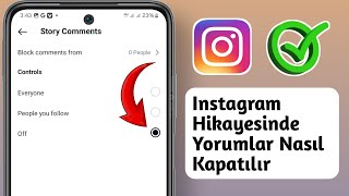 Instagram HİKAYESİNDEKİ YORUMLAR NASIL KAPATILIR  Instagram Hikayelerinde Yorumları Devre Dışı [upl. by Winna]