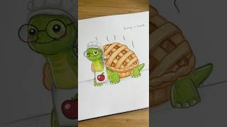 Je mélange une tortue et une tarte  ✍️🐢🥧 [upl. by Vinnie708]