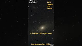 Andromeda Galaxy M31 amp M110 Seestar Galaxy DeepSky Telescope [upl. by Anytsirhc]