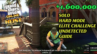 Cayo Perico Heist 2023 GUIDE  SOLO HARD MODE UNDETECTED WITH ELITE CHALLENGE [upl. by Robison]