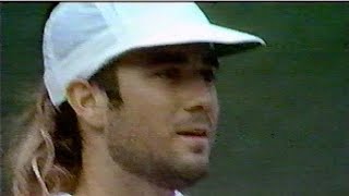 Ivanisevic vs Agassi Wimbledon final 1992 [upl. by Pincince]