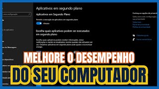 Como Desativar Aplicativos que estão em Segundo Plano No Windows 10 [upl. by Oigroig308]