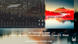 Arturia Pigments Presets  Vicious Antelope  Ambient Colors 5 Winds  Ambient Wind Patches [upl. by Alphonse572]