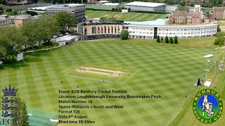 unbury Cricket Festival Midlands v South and West [upl. by Nosro716]