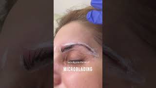 microblading of eyebrows [upl. by Netfa]