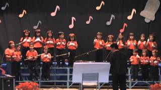 CORO DE CAMPANAS DE COLORES DEL KINDER MUSICAL [upl. by Eelanaj]