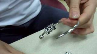 How to make a new Pandora Style Bangle bracelet [upl. by Ahmad]