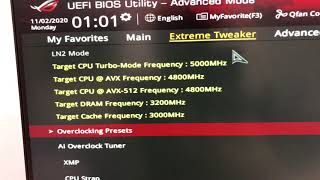 10980XE BIOS Setting for 5GHz [upl. by Sidnarb319]