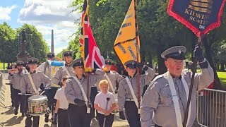 Abbey Star Flute Band Kilwinning  Camlachie Loyal Star 20th AnniversaryLarkhall Somme Association [upl. by Lemmuela]