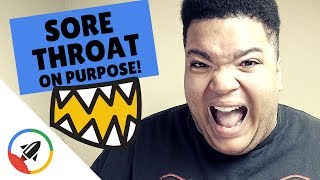 How To Make Your Throat Sore  5 NONSICKENING METHODS [upl. by Ardussi]