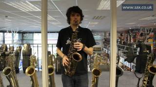 Signature Custom Raw Alto Saxophone by Trevor James [upl. by Lauro]