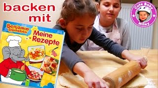 Wir backen leckere Kekse mit Benjamin Blümchen Meine Rezepte Kochbuch  Kinderkanal [upl. by Ahsercul]