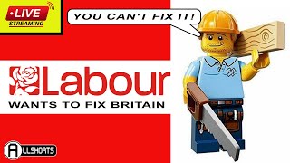 quotGET BRITAIN BUILDINGquot according to the Labour Party LIVE 830 PM UK time [upl. by Ahsie]