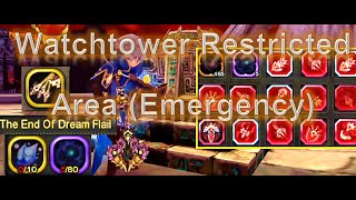 Dragon Nest  Sunset Watchtower Restricted Area Emergency  Crusader Solo 50 Torch [upl. by Alpers233]