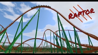 Raptor BampM Hyper Coaster No Limits 2 [upl. by Arbas162]