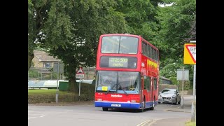 PRESERVED THRASH Metroline VPL630 LK54FWJ on 500 to Halifax 20240804 [upl. by Acimad]