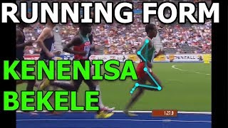 RUNNING FORM FASTEST 5K10K RUNNER IN THE WORLD Kenenisa Bekele [upl. by Idnaj]