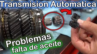 5 FALLAS por BAJO NIVEL de ACEITE en TRANSMISIONES AUTOMATICAS [upl. by Hepzi786]