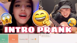 HARANA SERYE INTRO PRANK  STRANGER HOW DO YOU DO THAT FEMALE VOICE [upl. by Pratt]