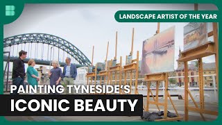 Tyneside Bridge Art  Landscape Artist of the Year  Art Documentary [upl. by Ennairak]