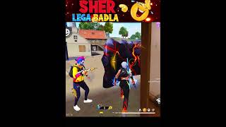 Sher ka badla 😂 free fire funny moments shorts freefire deepakrds funny [upl. by Neda]