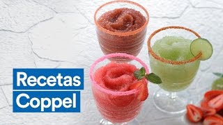 Receta Margaritas frutales  Coppel [upl. by Airtal529]