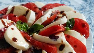 Caprese Salad I Mediterranean Diet I Easy Recipe [upl. by Euridice65]