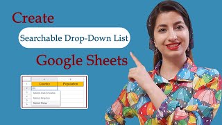 Searchable DropDown list in Google Sheets [upl. by Clorinda11]