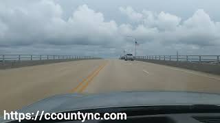 Atlantic Beach Causeway Bridge To Morehead City NC in Carteret County [upl. by Donata212]