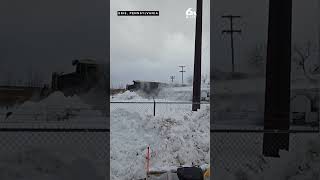 Truck driver narrowly escapes train crash in PA [upl. by Arlin664]