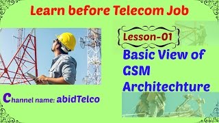 GSM Architecture Basics Lesson 01Bangla [upl. by Leuas]