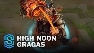 High Noon Gragas Skin Spotlight  PreRelease  PBE Preview  League of Legends [upl. by Annuhsal77]