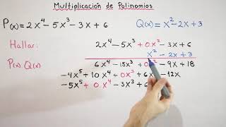 Polinomios  Multiplicación de Polinomios  Reducción de términos semejantes  Álgebra [upl. by Lunseth]