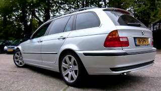 BMW E46 330d Touring met maatwerk RVS uitlaatsysteem vanaf turbo EPS Uitlaten BV [upl. by Airamahs266]