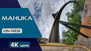 Mahuka Walibi RhôneAlpes 2024 On ride4K 50 fps [upl. by Zendah]