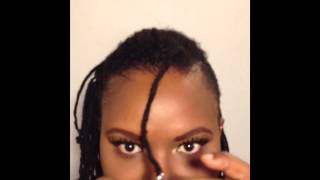 How To Interlock locs 2 Ways [upl. by Bearnard]