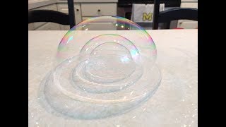 Bubble Inside A Bubble Simple Bubble Science Experiments For Kids [upl. by Evangelia]