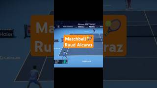 Matchball Alcaraz Ruud atpfinals [upl. by Zerep499]