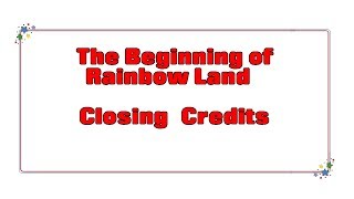 CLOSING CREDITS Rainbow Brite  Beginning of Rainbow Land [upl. by Tenahs788]