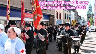 The Apprentice Boys Of Derry ABOD  June 2023  Dunfermline 4KUHD [upl. by Hodges]